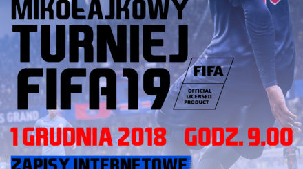 Mikołajkowy Turniej FIFA 19! Zapraszamy