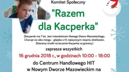 Razem dla Kacperka – 16 grudnia CH HIT – BĘDZIEMY TAM!