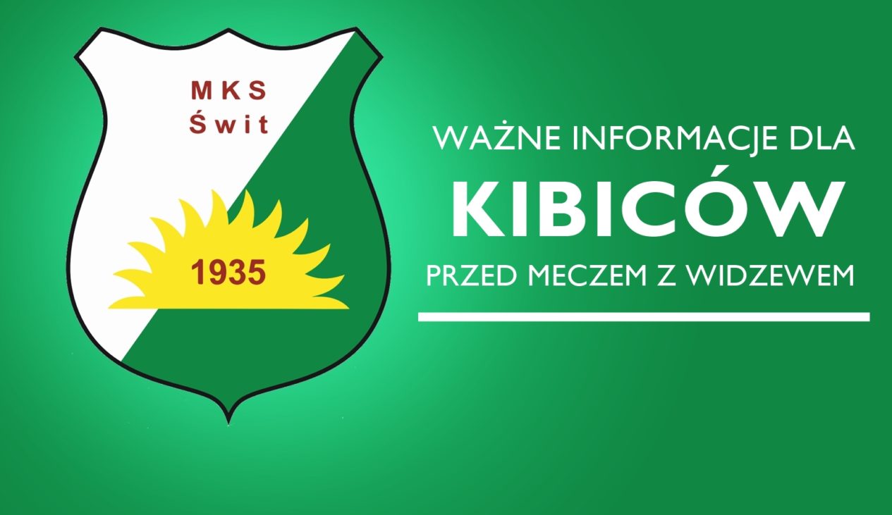 Informacje przed meczem z Widzewem