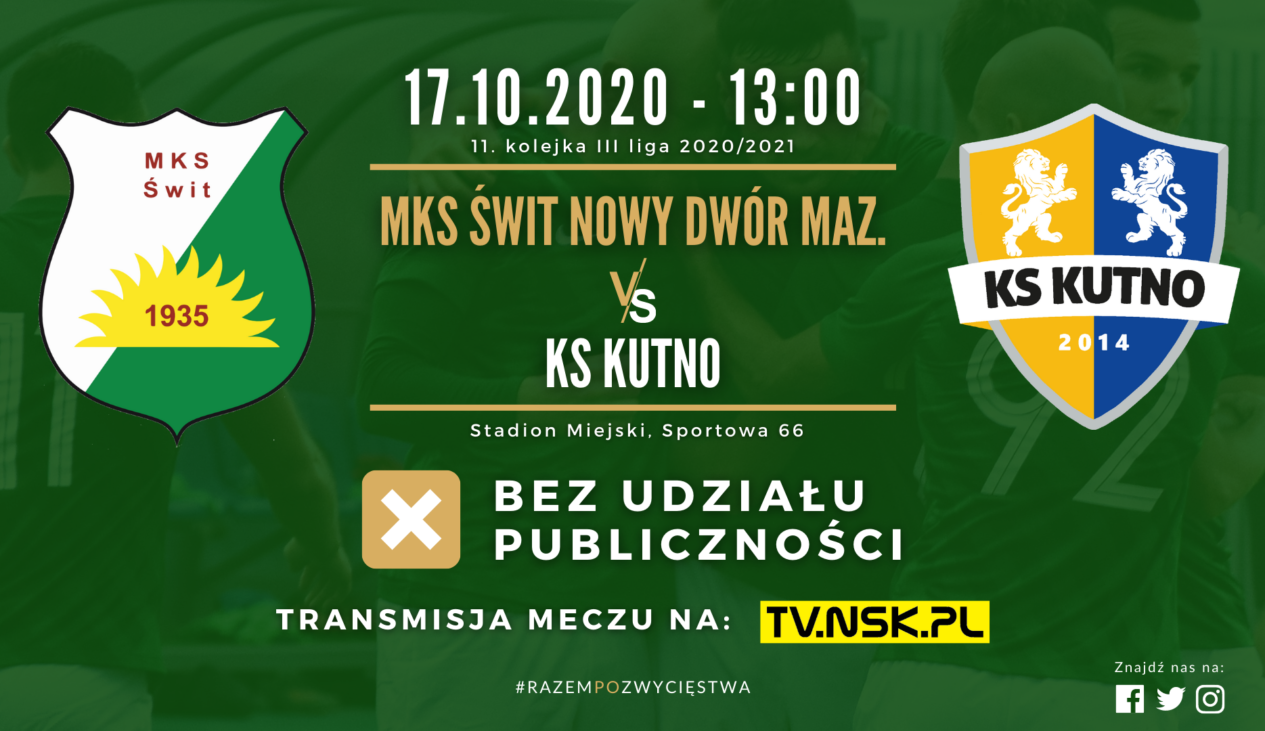 Mecz z Kutnem bez publiczności. Zapraszamy na transmisję!