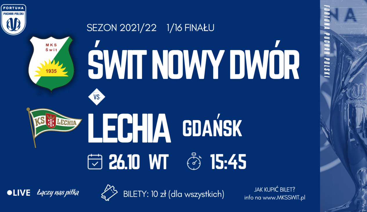 Puchar Polski: Harmonogram przedsprzedaży biletów na mecz z Lechią Gdańsk