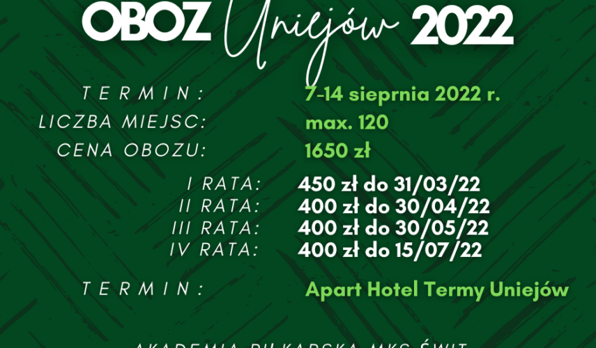 Akademia – obóz 2022