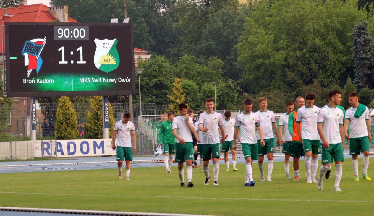 Na remis w Radomiu.  |  Broń – Świt 1:1 (0:0)