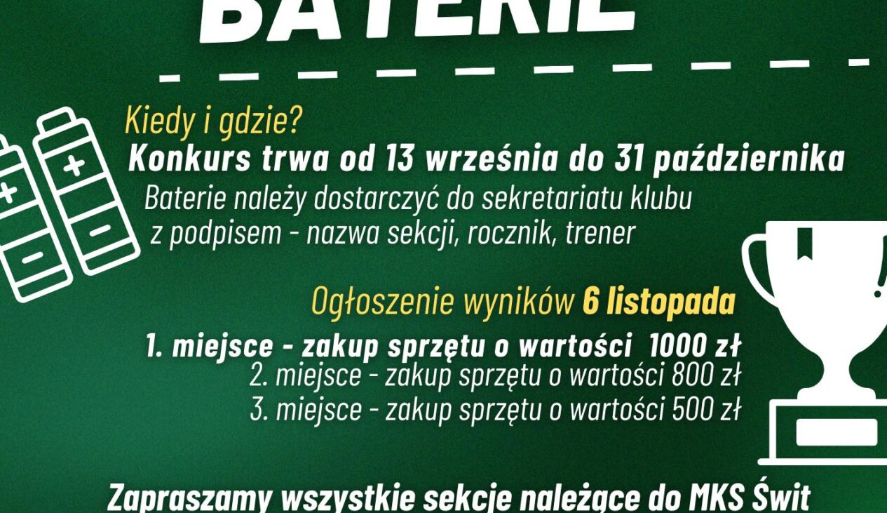 Zbieramy zużyte baterie z ECO HARPOON