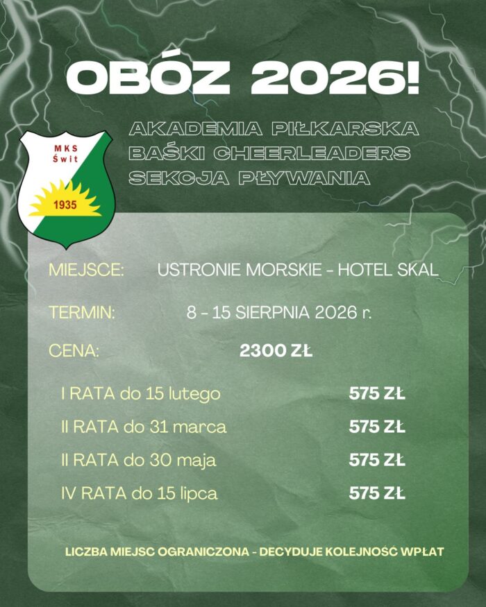 Obóz sportowy 2026